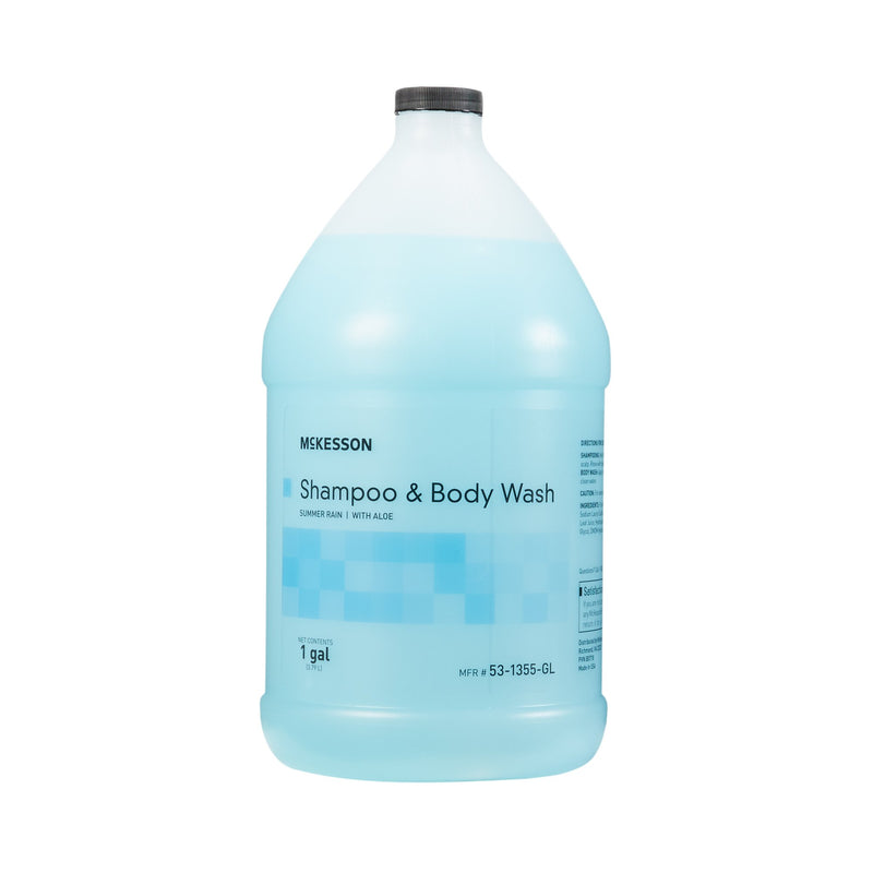 MCKESSON TWO-IN-ONE SHAMPOO AND BODY WASH, SUMMER RAIN SCENT, 1 GALLON JUG, SOLD AS 1/EACH MCKESSON 53-1355-GL