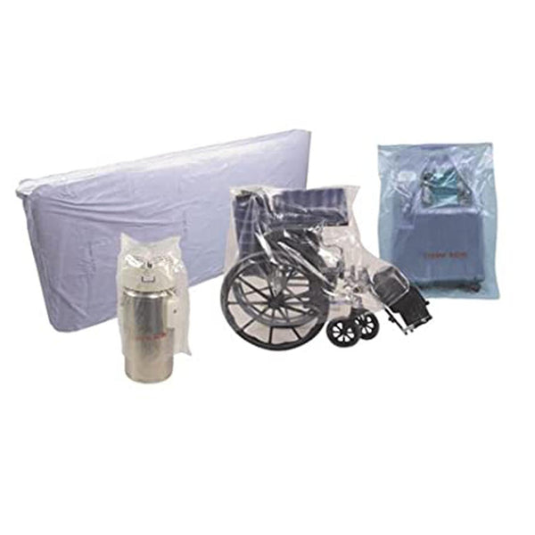 EQUIPMENT COVER, 28X22X35, WHEELCHAIR, BLUE, SOLD AS ROLL ACTION 10001002