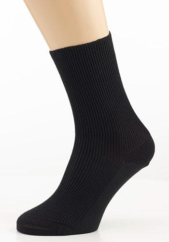 Alba Caresox Seamless Diabetic Socks Sock Seamless Med-Lg Wht6Pr/Bx 20Bx/Cs -82099W