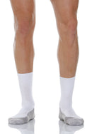Alba Caresox Seamless Diabetic Socks Sock Seamless Med-Lg Wht6Pr/Bx 20Bx/Cs -82101W