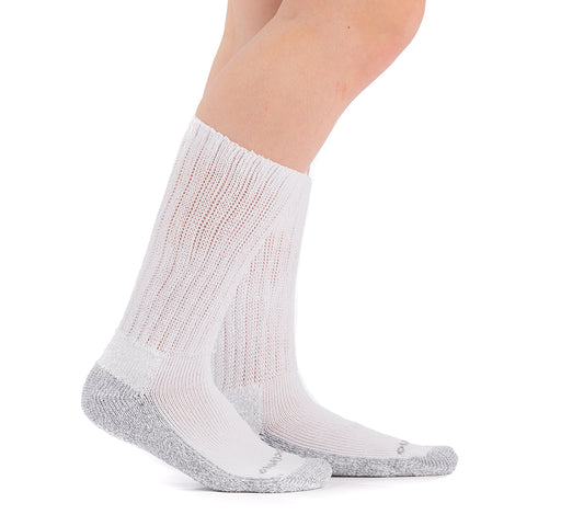 Alba Caresox Supreme Diabetic Socks Sock Supreme Qtr Crew Sm/Medwht 6Pr/Bx 10Bx/Cs -82379