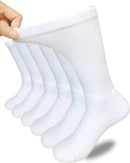 Alba Caresox Essentials Seacell Diabetic Socks Sock Full Crew Arch 9-11 Blk6Pr/Bx 10Bx/Cs -82881