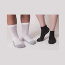 Alba Caresox Essentials Seacell Diabetic Socks Sock Low Crew Arch 9-11 Wht6Pr/Bx 10Bx/Cs -82779