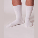 Alba Caresox Supreme Diabetic Socks Sock Supreme Qtr Crew Lg Wht6Pr/Bx 10Bx/Cs -82380