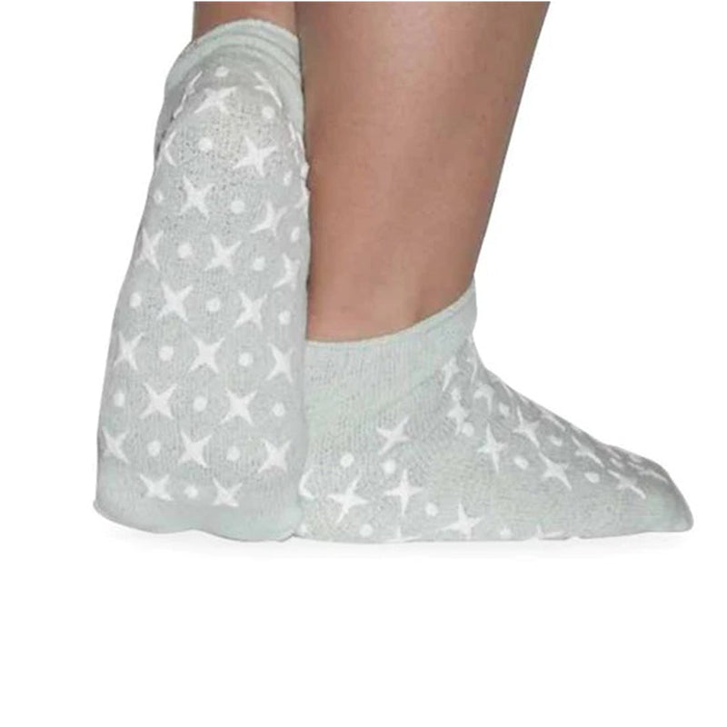 Alba Essential-Steps Patient Safety Footwear Footwear Risk Dbl-Trdxl Grn 4Dz/Cs -ES162