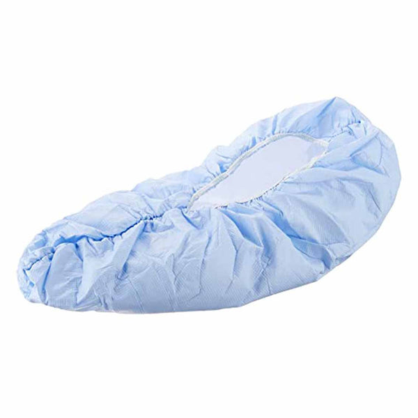 CRITICAL COVER® SHOE COVERS, SEAMLESS SOLE, BUTTERFLY STYLE, SERGED SEAMS, BLUE, XX-LARGE, 150/CS, SOLD AS CASE ALPHAPROTECH 10001185
