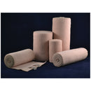 ECONOMY ELASTIC BANDAGE, 4" X 5 YDS WITH STANDARD CLIPS, TAN, LATEX FREE , 10/BX, 5 BX/CS, SOLD AS CASE AMBRA 10000509
