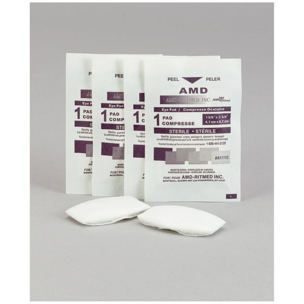 OVAL EYE PAD, 2 1/8" X 2 5/8", 50/PK, 12 PK/CS, SOLD AS CASE AMD-MEDICOM 10000212