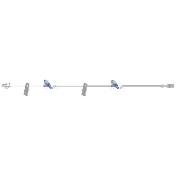 STANDARD BORE IV EXTENSION SET, 27" LENGTH, 4.9 ML PRIMING VOLUME, FEMALE LUER LOCK, 2 SLIDE CLAMPS, 2 AMSAFE NEEDLE-FREE Y SITES,, SOLD AS CASE AMSIN