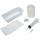 BULB IRRIGATION TRAY INCLUDES: 1000CC OUTER TRAY, 500CC GRADUATED CONTAINER, 60CC BULB IRRIGATION SYRINGE, ALCOHOL PREP PAD, LARGE, SOLD AS CASE AMSIN