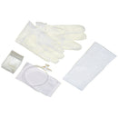 CATHETER KIT, 14FR, POP-UP SOLUTION CUP & 1 PR OF VINYL GLOVES, 50/CS, SOLD AS CASE AMSINO 10000289