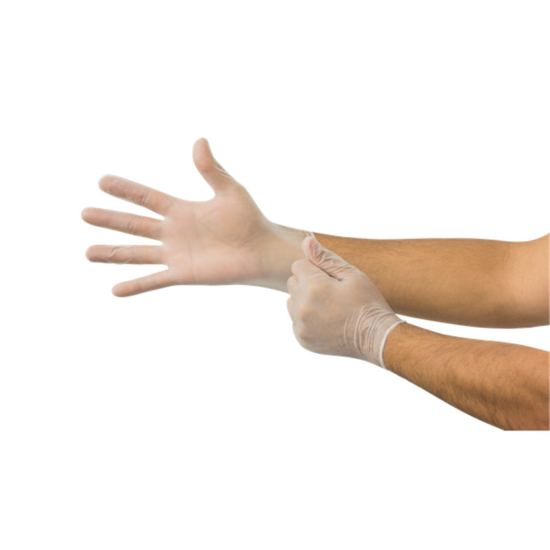 Ansell Microflex Derma Free Powder-Free Vinyl Exam Gloves. Glove Exam Vinyl Pf Lf Clrdermafree Xl 100/Bx 10Bx/Cs, Case