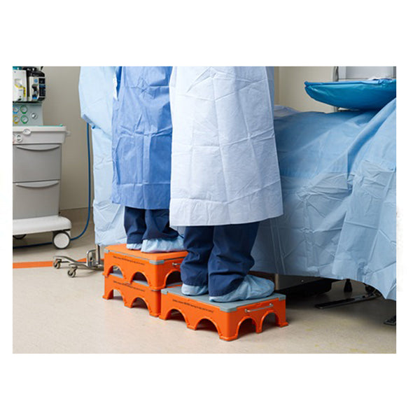 ERGO-STEP™ STOOL, 4 BOTTOMS, EACH STEP 5.25" X 18" X 14", NON-STERILE, 4/CS, SOLD AS CASE ANSELL 202