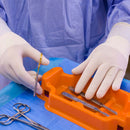 STRETCH-A-TRAY™ TRANSFER TRAY, EXTENDABLE, HANDS-FREE, ADHESIVE STRIP, NON-STERILE, 15/BG, 4 BG/CS, SOLD AS CASE ANSELL 202