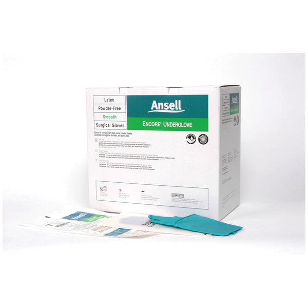 SURGICAL GLOVES, STERILE, LATEX, POWDER FREE , SIZE 5½, 50 PR/BX, 4 BX/CS, SOLD AS CASE ANSELL 202
