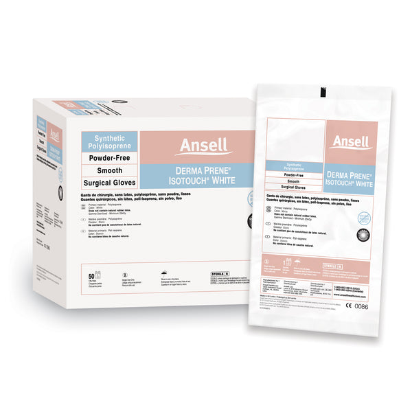 SURGICAL GLOVES, SIZE 8½, WHITE, 50 PR/BX, 4 BX/CS, SOLD AS CASE ANSELL 202