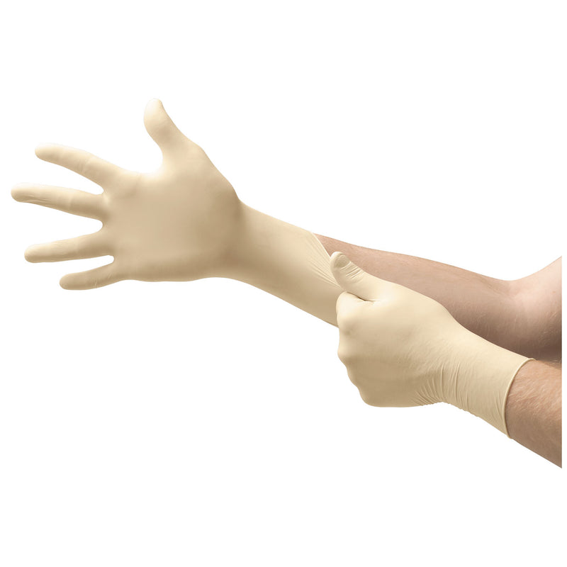 EXAM GLOVE, POWDER-FREE, MEDIUM, WHITE, NON-STERILE, 100/BX, 10 BX/CS, SOLD AS CASE ANSELL 202