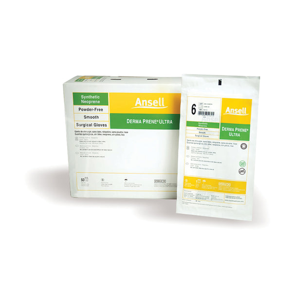 ANSELL GAMMEX® NON-LATEX POWDER-FREE STERILE NEOPRENE SURGICAL GLOVES, SOLD AS CASE ANSELL 202