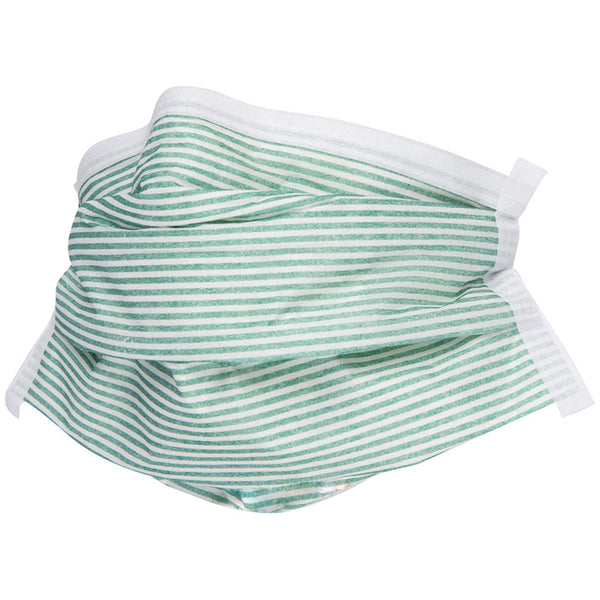 N95 RESPIRATOR, HEADBANDS, NIOSH APPROVED, TEAL STRIPES, 35/BX, SOLD AS BOX ALPHAPROTECH 10001185