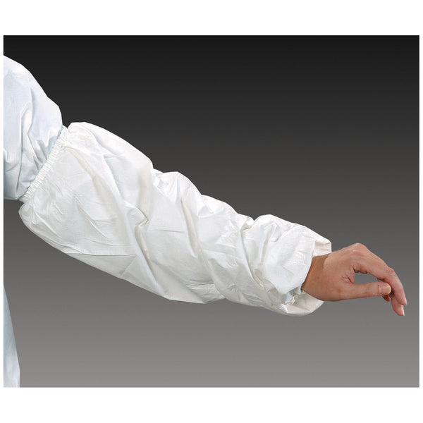 CRITICAL COVER® SLEEVES, ELASTIC BOTH ENDS, SONIC WELDED SEAMS, WHITE, X-LARGE, 300/CS, SOLD AS CASE ALPHAPROTECH 10001185