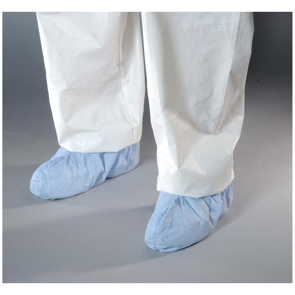 CRITICAL COVER® CPE ALL-FILM SHOE COVERS, HEATED SEALED SEAMS, WHITE, X-LARGE, 1000/CS, SOLD AS CASE ALPHAPROTECH 10001185