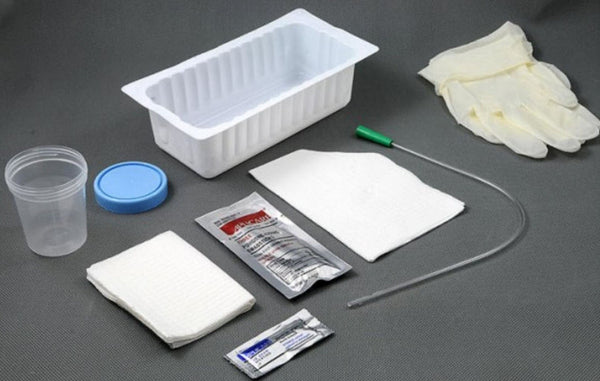 Amsino Amsure Urethral Catheterization Tray Tray Urethral Catheter 14Frpvc Bzk Swabsticks 20/Cs -AS870K