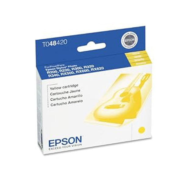 Ase Direct Epson Inkjet Cartridges (Brand Name) Cartridge Epson Sp R200/300 Ylw Ink Page Yield -T048420