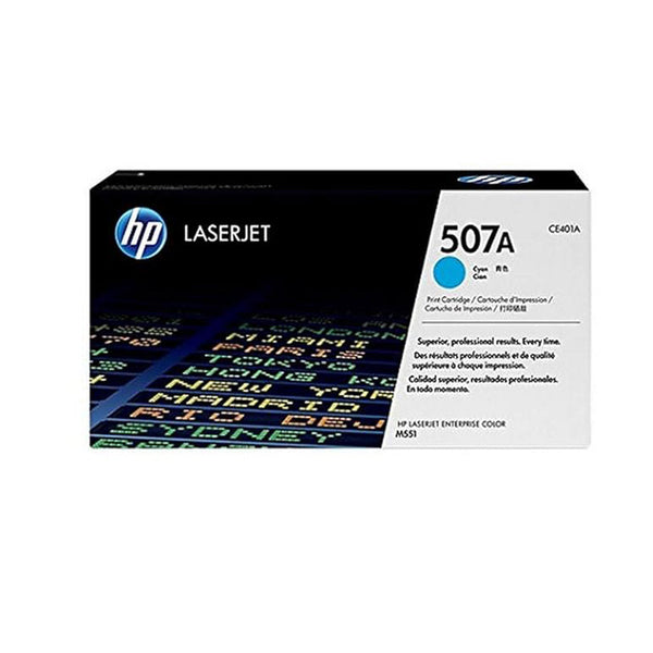 Ase Direct Hewlett Packard Color Toner Cartridges (Brand Name) Cartridge Hp M551 / M551Dn / M551N / M551Xh Cyan Page Yield 6000 -CE401A (507A)