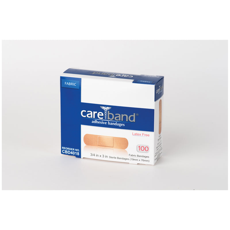 ASO CAREBAND™ FABRIC ADHESIVE STRIP BANDAGES, SOLD AS CASE ASO, 10000175