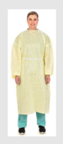 Cardinal Health Isolation And Cover Gowns Gown Isolation Elast Cuff Hvywgt Sms Yell Xl 10/Bg 10Bg/Cs -AT6100-XL