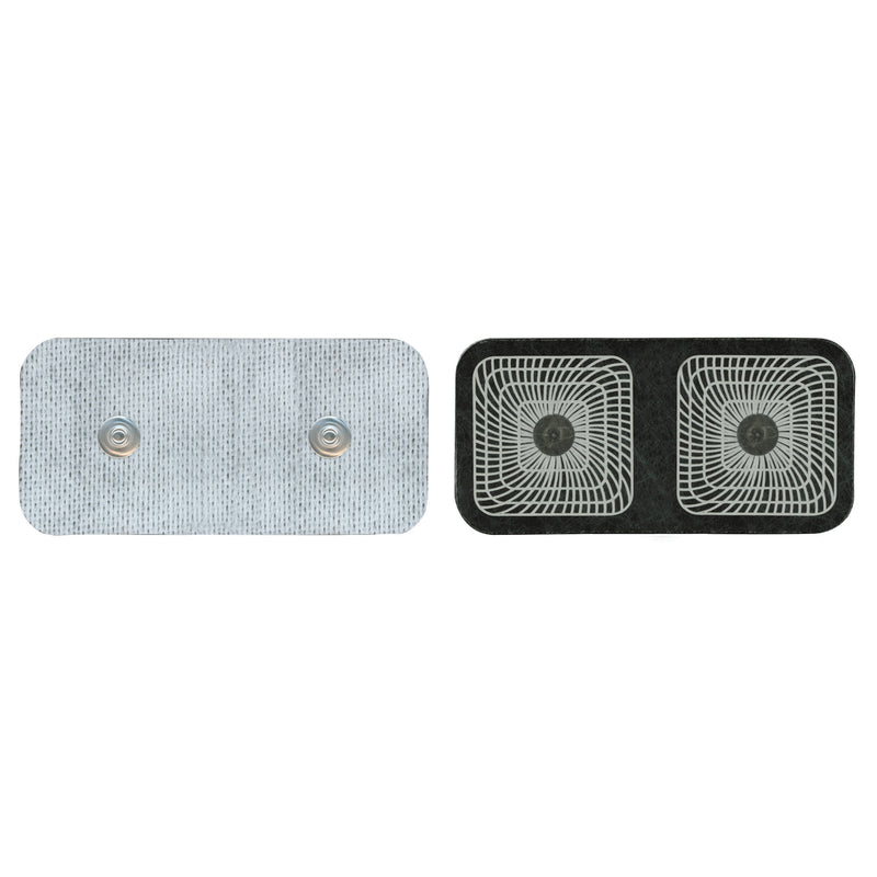ELECTRODE, 2" X 4" RECTANGLE, SINGLE SNAP, 4/PK, 10 PK/BG, 1 BG/CS, SOLD AS CASE AXELGAARD 10000695