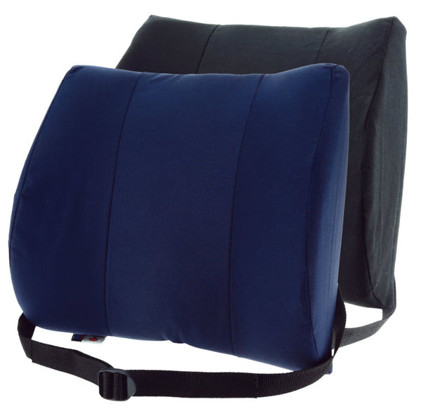 Core Products Sitback Rest Lumbar Support Cushion Cushion Back Lumbar Deluxesitback W/Strap 13X14 Blu -BAK-401-BL