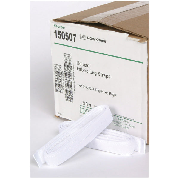 WIDE LEG STRAPS, MEDIUM, 13"-20", FABRIC BACKING & VELCRO™ CLOSURE, 6 PR/CS, SOLD AS CASE BARD 205