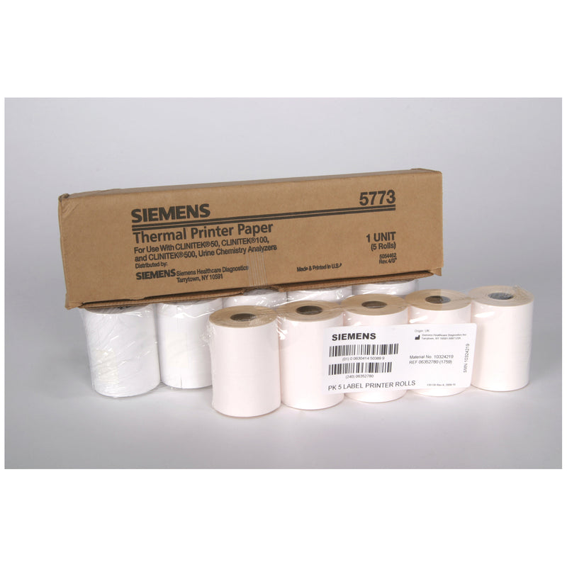 CLINITEK® THERMAL PRINTER PAPER, 5/PK, SOLD AS PACK SIEMENS 10000394