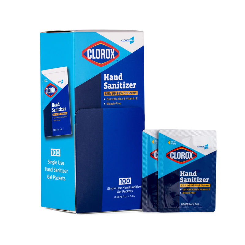 HAND SANITIZER PACKET, GEL, SINGLE USE, 2 ML, 100/BX, 12 BX/CS, SOLD AS CASE BRAND 10001279