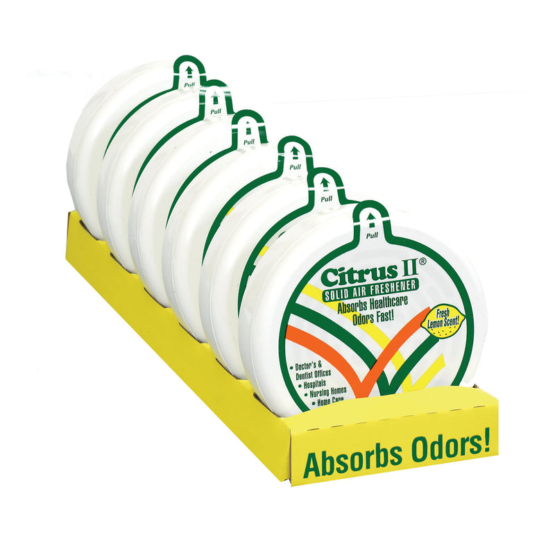 AIR FRESHENER, 8 OZ SOLID, LEMON SCENT, 12/CS, SOLD AS CASE BEAUMONT 10000463