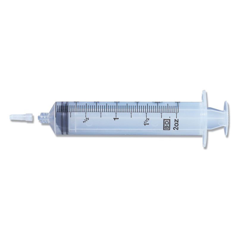 SYRINGE ONLY, 60ML, ECCENTRIC TIP, 60/BX, 4 BX/CS, SOLD AS CASE BD 209