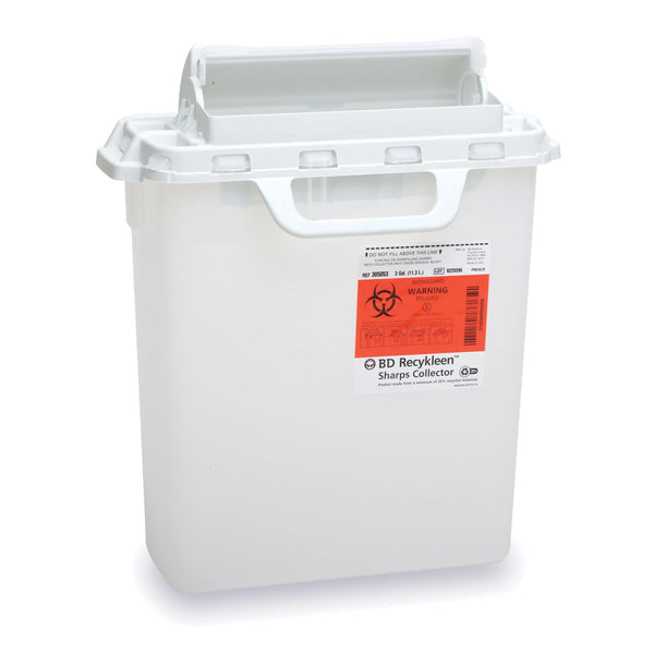 BD RECYKLEEN SHARPS COLLECTORS, SOLD AS CASE BD 209