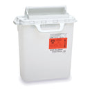 SHARPS COLLECTOR, 3 GALLON, 15¾" X 13½" X 6", COUNTERBALANCED DOOR, MADE WITH 20% RECYCLED PLASTIC, RED, 10/CS, SOLD AS CASE BD 209