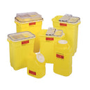 SHARPS COLLECTOR, 17 GALLON, HINGED TOP GASKETED, YELLOW , 5/CS, SOLD AS CASE BD 209