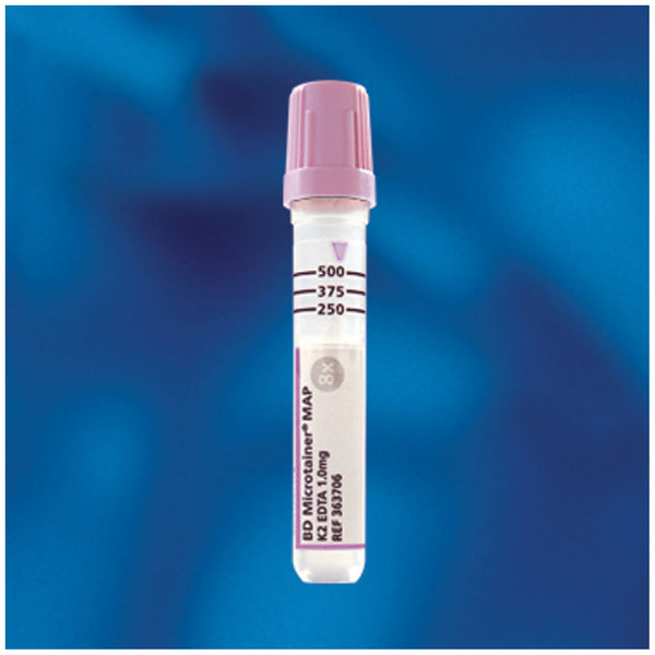 MAP MICROTUBE FOR AUTOMATED PROCESS WITH K2EDTA 1.0MG, BD MICROGARD™ CLOSURE, 50/BX, SOLD AS BOX BD 209