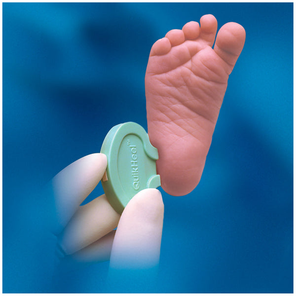 QUIKHEEL INFANT LANCET, TEAL, 1.0MM INCISION DEPTH, 2.5MM INCISION LENGTH, 50/PK, 4 PK/CS, SOLD AS CASE BD 209