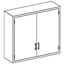 WALL CABINET 35"W X 30"H X 13"D, STAINLESS STEEL ADJUSTABLE SHELVES, SLIDING GLASS DOOR, SOLD AS EACH BLICKMAN 10001235
