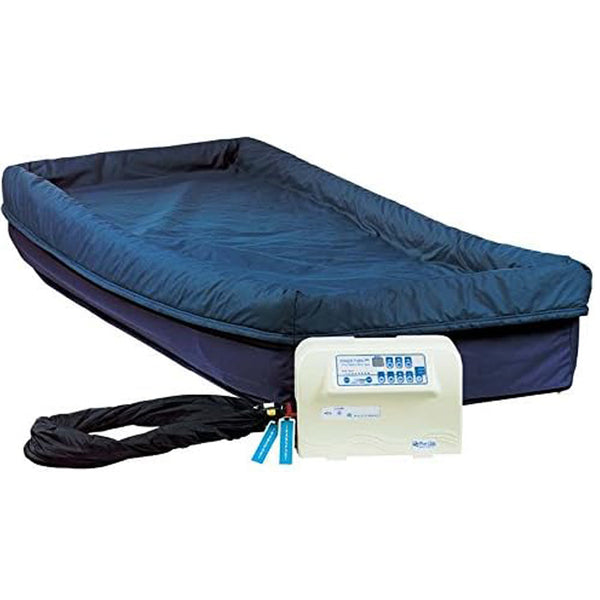 Blue Chip Power-Turn Elite Lateral Rotation Mattress System Turning Mattress, Low Air Loss & Blower Pump, 750 Lb Capacity -9842
