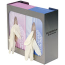 GLOVE BOX DISPENSER, DOUBLE, HOLDS TWO BOXES OF GLOVES, TWO-WAY KEYHOLES FOR VERTICAL OR HORIZONTAL WALL MOUNTING, WHITE POWDER CO, SOLD AS EACH MARKE