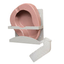 BEDPAN/ URINAL DISPENSER, HOLDS STANDARD SIZE BEDPANS, URINALS & SPECIMEN COLLECTION CONTAINERS, KEYHOLES FOR WALL MOUNTING, QUART, SOLD AS EACH MARKE