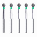 Spherical 2.9 mm Dia. Coarse Grit Diamond Bur 5 per pack. 001.29C1
