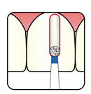 Spherical 2.9 mm Dia. Coarse Grit Diamond Bur 5 per pack. 001.29C1