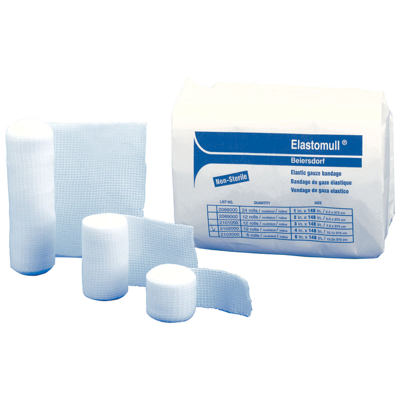 ELASTOMULL GAUZE BANDAGE, ELASTIC, NON-STERILE, 2" X 4.1 YD, 20/BX, SOLD AS BOX BSN 10000701