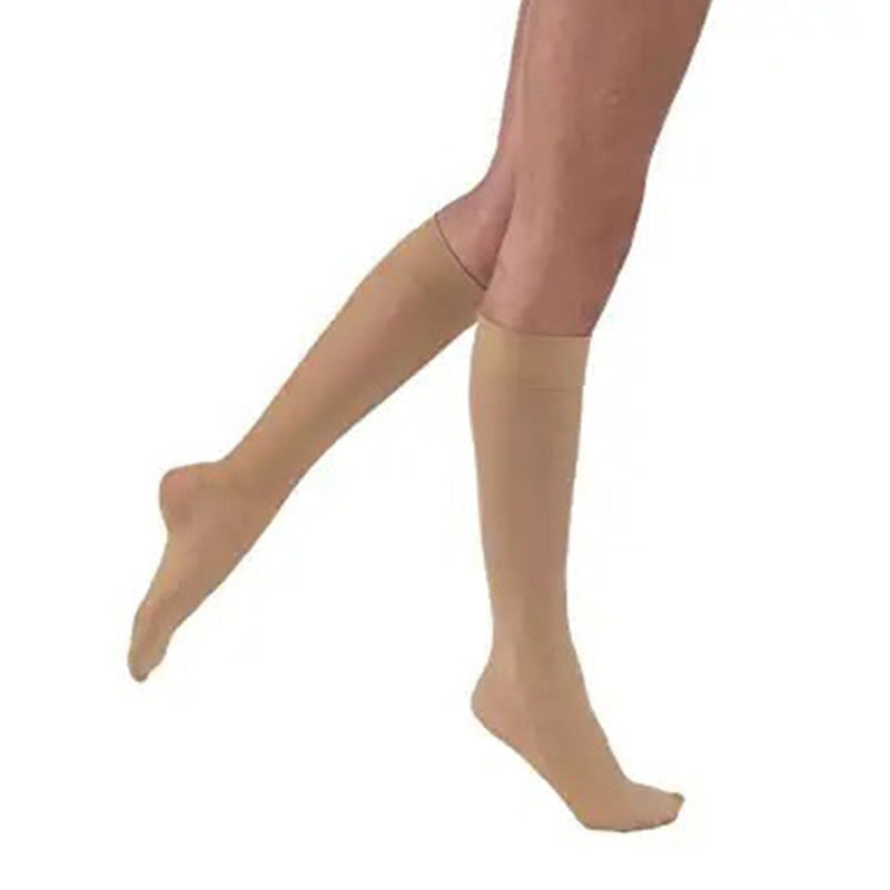 COMPRESSION STOCKING, THIGH HIGH, 15-20 MMHG, CLOSED TOE, NATURAL, LARGE, SOLD AS PAIR BSN 10000701